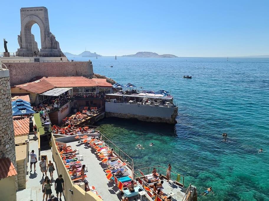 Grand Large Sur La Corniche Marseille Par Conciergerie By Sam Lägenhet Exteriör bild